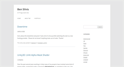 Desktop Screenshot of bensilvis.com